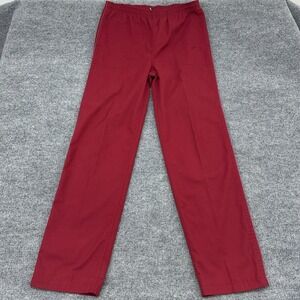 Vintage 80s Nike Pants Mens‎ M Red Lightweight Drawstring Elastic Waist